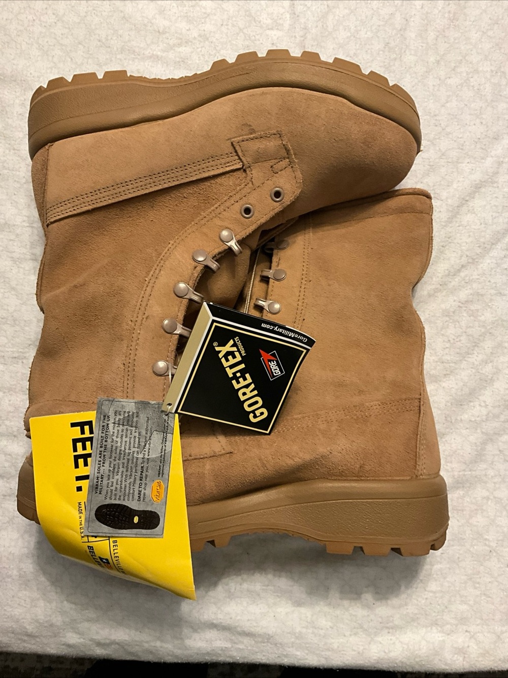 GORE-TEX Men’s Brown Suede Rugged Lace-Up Boots